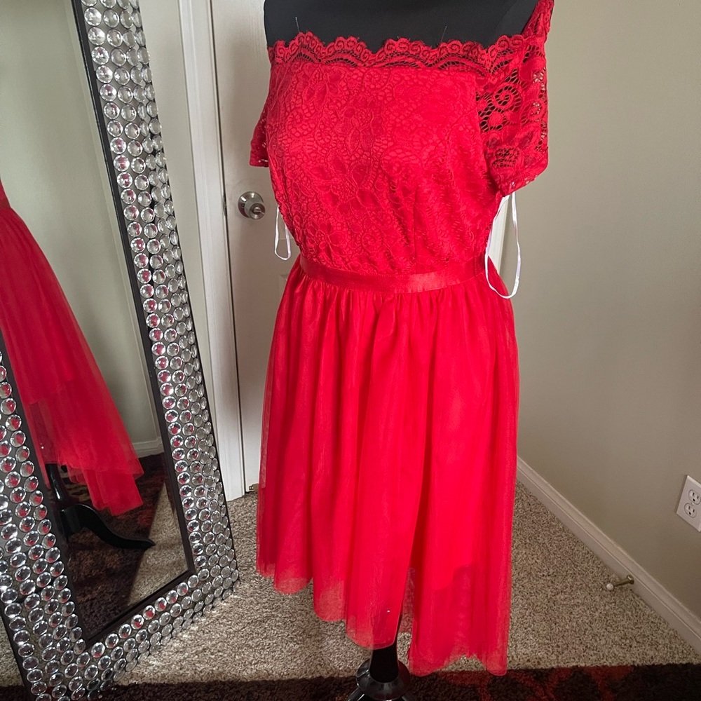 Red Lace Dress